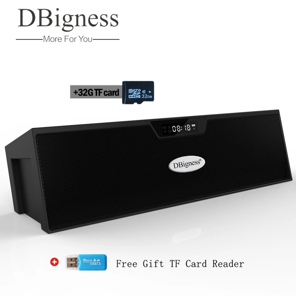 Abuzhen большая мощность HIFI портативный Bluetooth динамик 10 Вт FM радио беспроводной USB