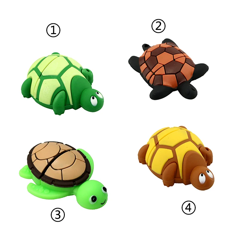

Popular Cartoon Tortoise Pen Drive 64gb 32gb Usb Flash Drive Real Capacity 4gb 8gb 16gb Memory Stick Pendrive Gifts