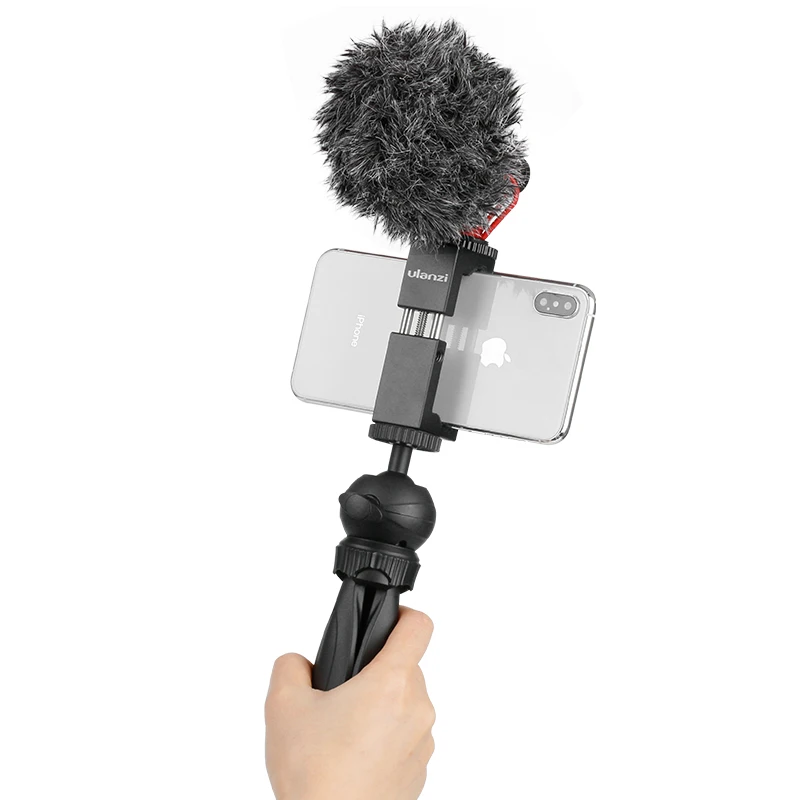 ULANZI смартфон Vlogging комплект камера штатив микрофон для iPhone мобильного телефона Filmmaker Vlog видеосъемка установка