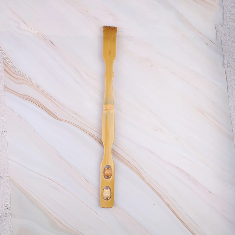 1Pcs Long Wooden Itch Massage Roller Body Stick Roller Back Scratcher Bamboo Body Relax Massager Back Scratcher