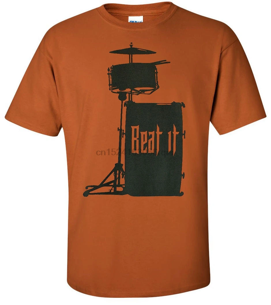 

BEAT IT Drummer T Shirt Drum Musician Band Music Many Sizes