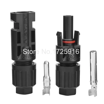 

Blusunsolar 200 Pairs / Lot TUV Proved Waterproof IP68 Solar Pv Solar Connector Coupler For Photovoltaic Systems