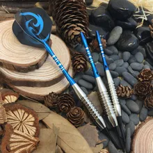 3 шт./компл. Голубой цвет 18g профессиональная портативная рация мягкий Дротика электронные Дротика мягкий наконечник Дротика s с Алюминий сплав вал для внутреннего прицеливания игры