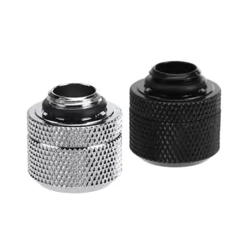 

14mm G1/4 Acrylic Thread 3 Laps Rigid Hard Tube Fitting Hand Twist 3 Laps 10x14mm Connetor for PC Computer Water Cooling System