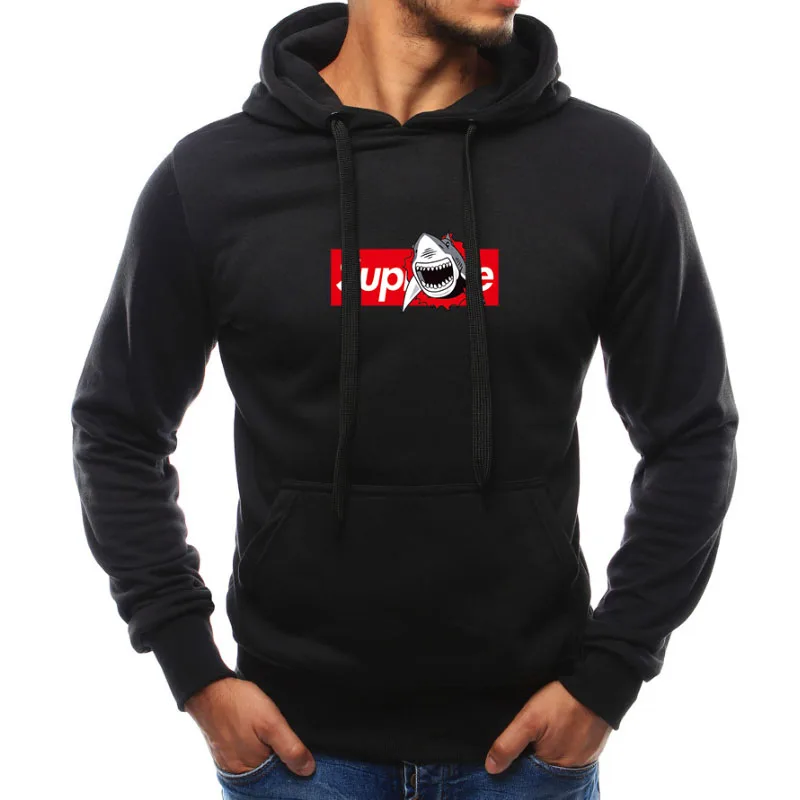 

2019 New Men's Sweaters Sleek Minimalist Design Personalized Print Spring and Autumn Winter Long-sleeved Hooded Men's Sweater