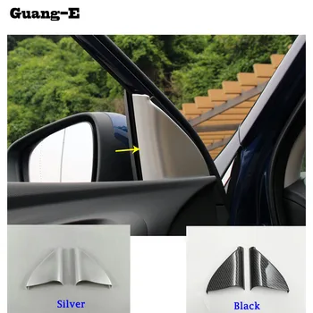 

For Renault Kadjar 2016 2017 2018 2019 Car Cover Front A Column Lamp Frame Triangle Audio Speak Sound Cover Ring Circle Trim