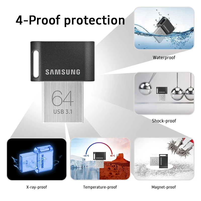 Samsung USB 3 1 Pendrive флеш накопитель на 32 ГБ 64 до 200 Мб/с 128 256 300 МБ/с./с|USB флэш-накопители| |
