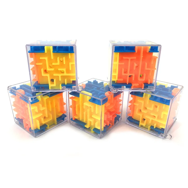 Gleeooy, Забавный 3D лабиринт, магический куб, головоломка, скоростной куб, игра-головоломка, лабиринт, мяч, игрушки, куб, магический лабиринт, развивающий шар, детские игрушки