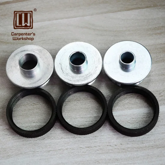 

1/2 "7/16" 9/16 ". Steel Router Plate Guide Bushings