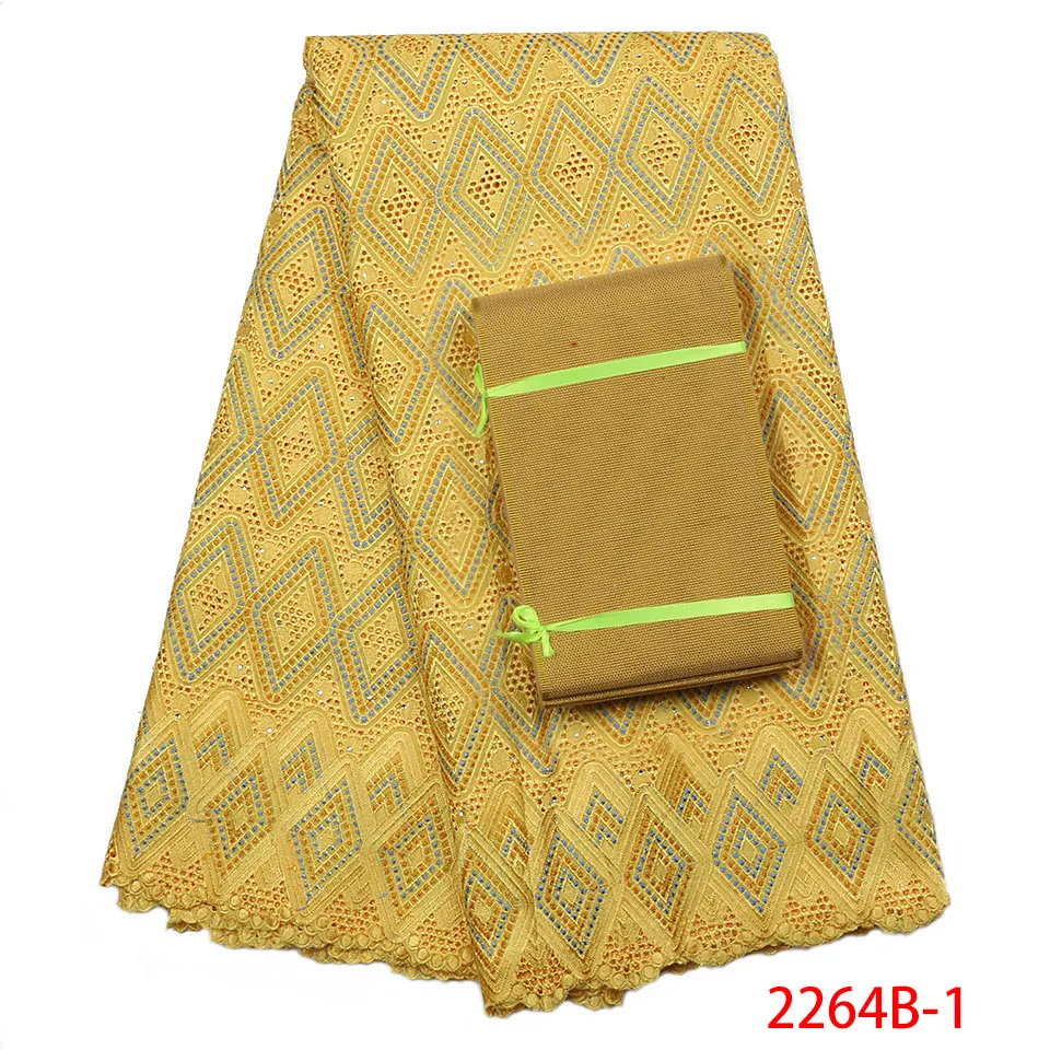 

Hot Sale African Lace Women African Cotton Lace Fabric 2018 High Quality Lace Embroidered Voile Lace And Aso Oke AMY2264B-1