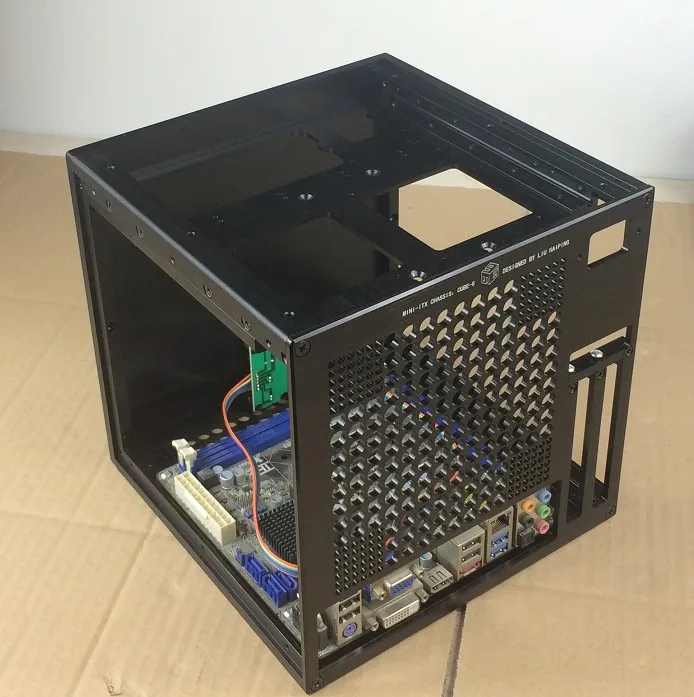 Усилитель шасси SFX ITX алюминиевый корпус (239*230*245 мм) amp Чехол DIY box|Усилители