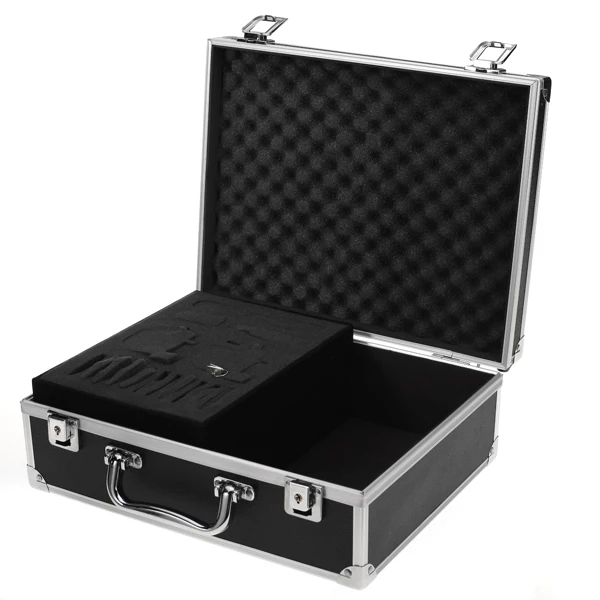 Hot Selling Large Aluminum Tattoo Kit Carrying Case Tattoo Carrying Tour Convention - Black High quanlity