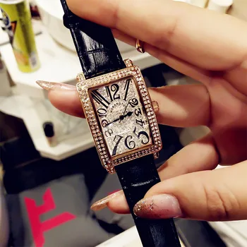 

2019 Women Watches Luxury Brand Gold Crystal Ladies Wrist Watches Woman Fashion Clock Quartz Watches For Women Relogio Feminino