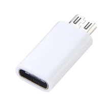 Портативный быстрая зарядные принадлежности Mini Data Sync преобразователь ABS Тип C кабель-переходник «папа»-Micro переходник с внутренней резьбой USB 3,1 разъем надёжный безопасный