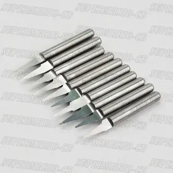 

10pcs 30 Degree 0.5mm Carbide PCB Engraving CNC Bit Router