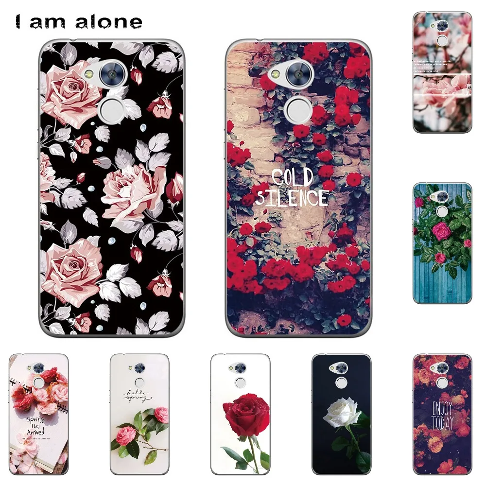 

I am alone Cases For Huawei Honor 6A DLI-TL20 5.0 inch Cellphone Solf TPU Colorful Back Fashion Covers For Huawei DLI-AL10 Phone