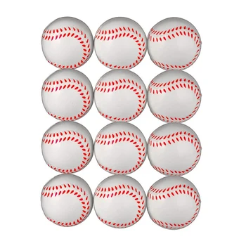 

Baseball 2.5-Inch Foam Squeeze Balls For Stress Relief, Relaxable Realistic Baseball Sport Balls(12Pcs)