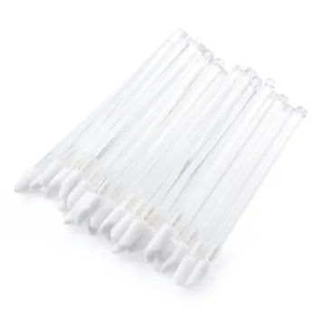 

HUAMIANLI 2019 Hot Sale 100PCS Cosmetic Makeup Lip Brush Disposable Lipstick Gloss Wands Applicator Polypropylene Handle Dec31