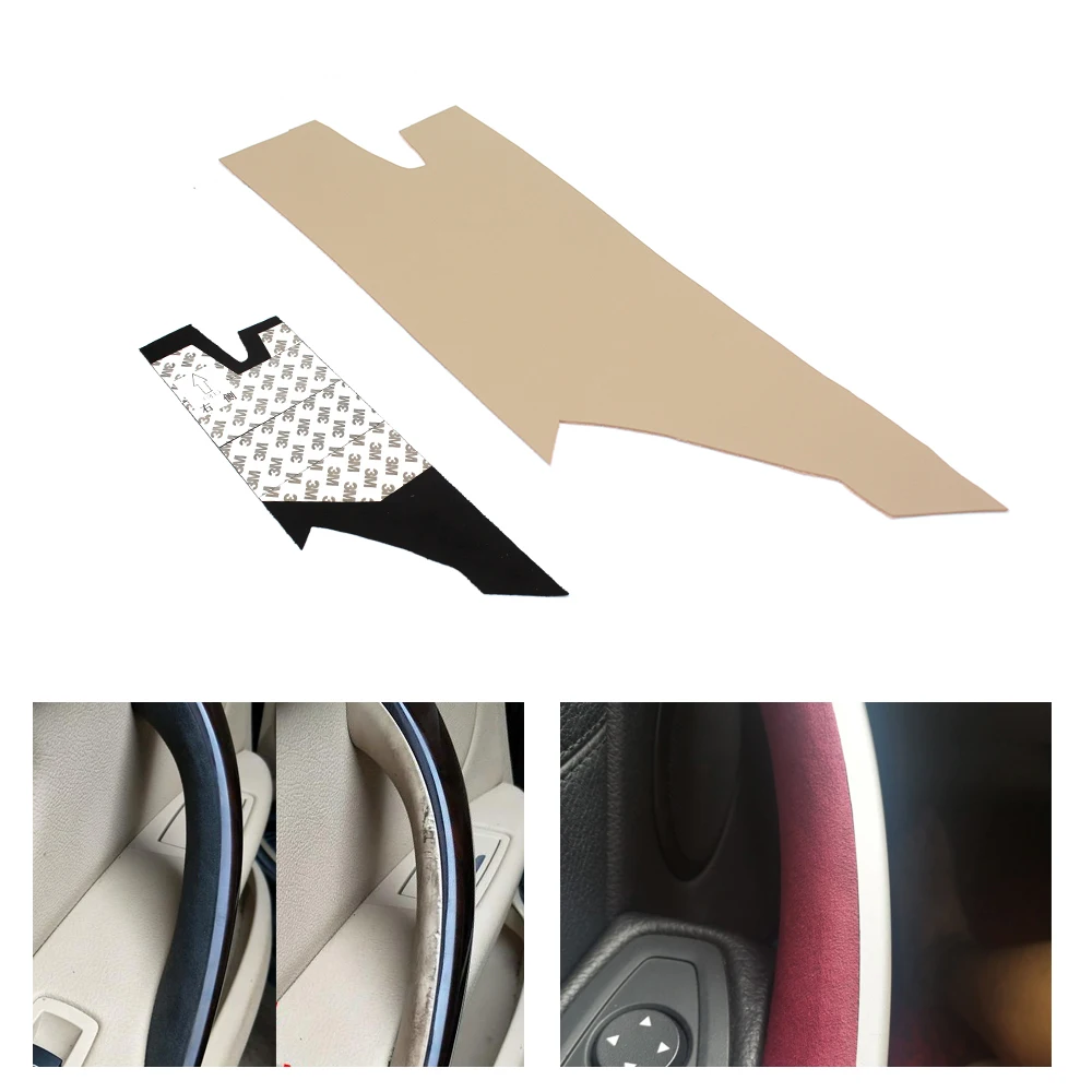 Микрофибра кожа стайлинга автомобилей интерьер дверная ручка защитная накладка для BMW 3 серии F30 2013