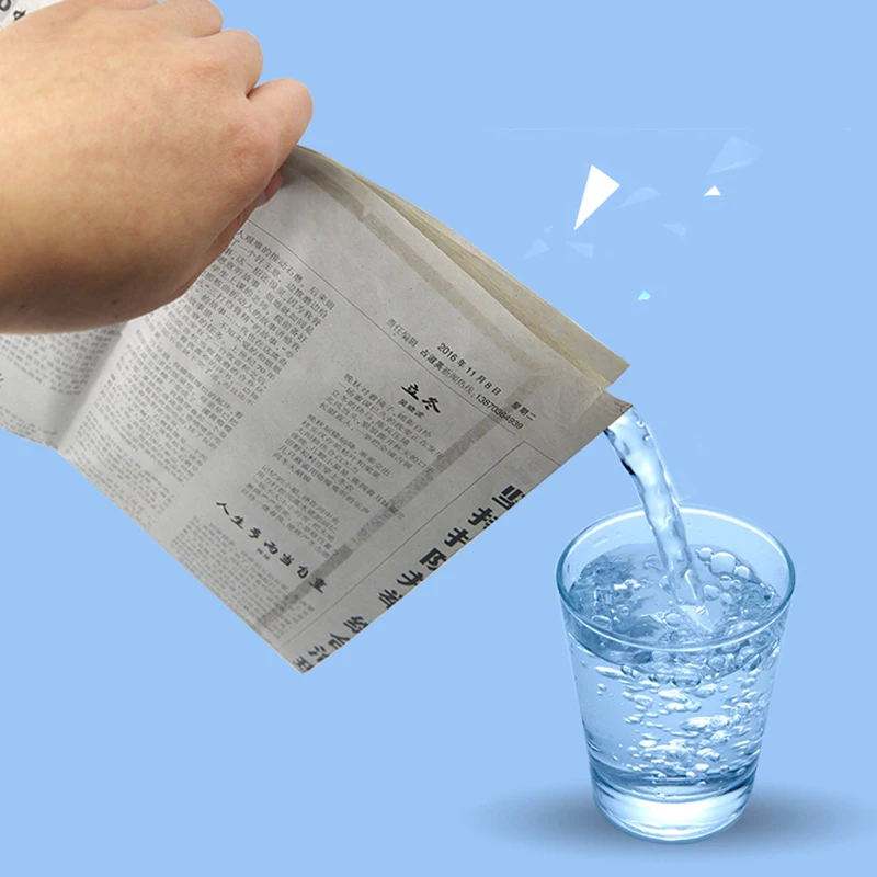 2019 Новый пить воду газета крупным планом газеты Скрытая воды фокусы реквизит
