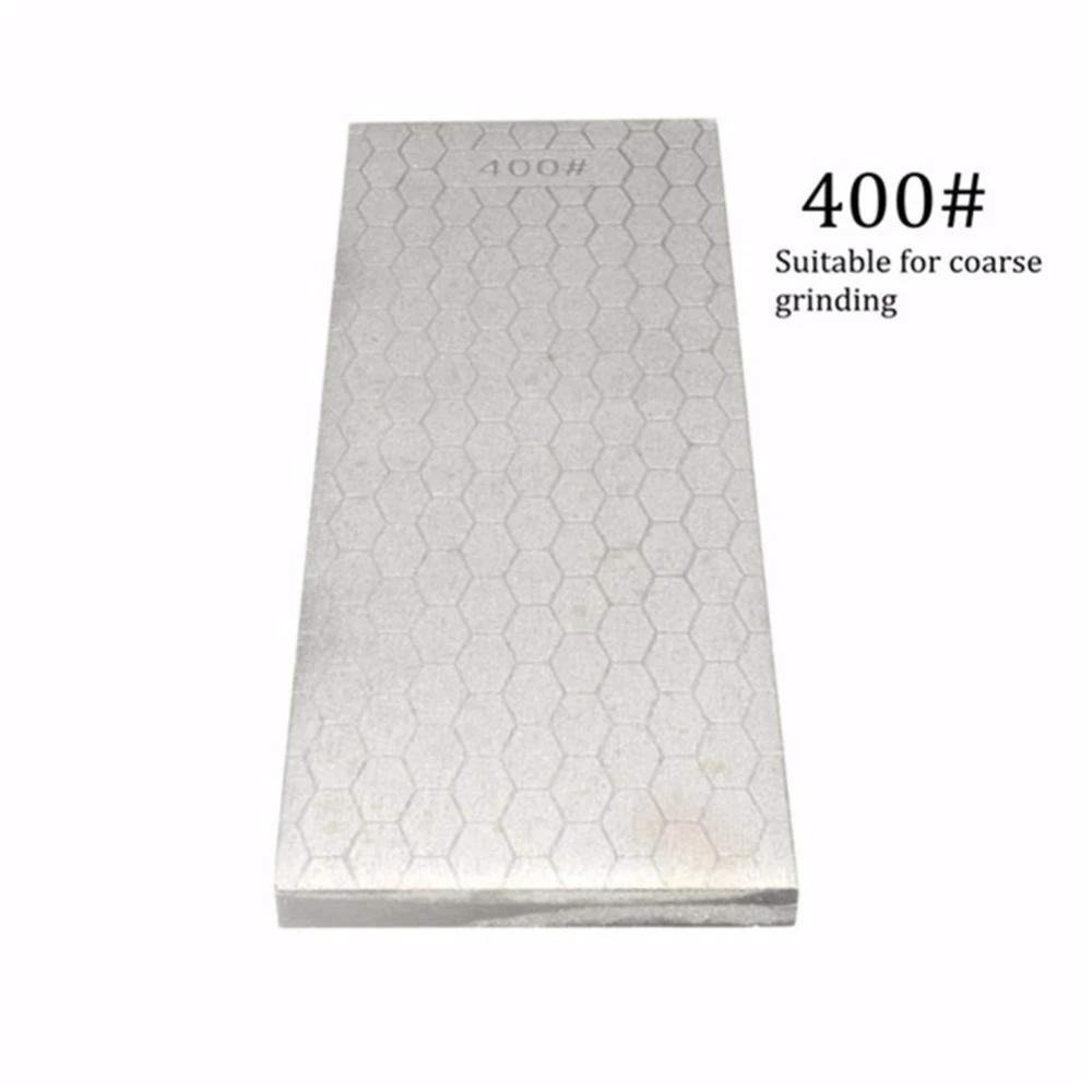 

400&1000 Grit Diamond Sharpening Stone Double Sided Knife Sharpener Polishing Tool Grit Diamond Sharpening Stone Double