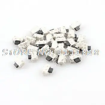 

30pcs 4mm x 2mm 2-Pin SPST Momentary Pushbutton Panel PCB Mini Tactile Switch