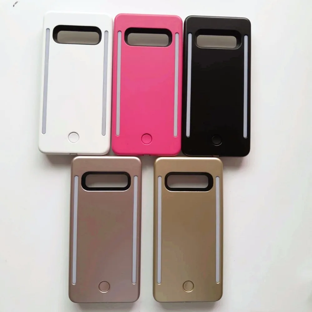

Selfie For Galaxy S10 S8 S9 plus Anti-fall 3 Generations LED Luxury Luminous Phone Case Protector Cover Bag For Samsung S10 Case