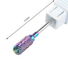 Новое-вольфрамовое стальное покрытие ногтей Вольфрамовая стальная цветная Шлифовальная головка одного типа электрический шлифовальный станок для ногтей инструмент