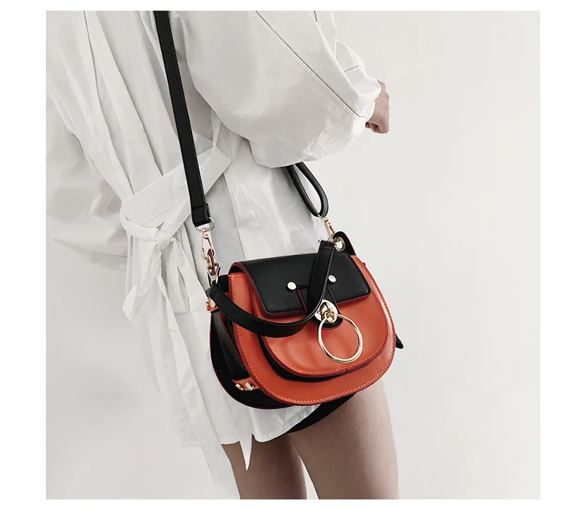 Женская сумка через плечо, модная седельная сумка, сумки с ручками для девушек, высокое качество, сумка через плечо, 041130