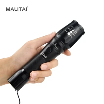 

1Pcs Direct Rechargeable XML T6 4000LM LED Flashlight 5-Modes Adjustable Torch light For Outdoor Camping Night lighting