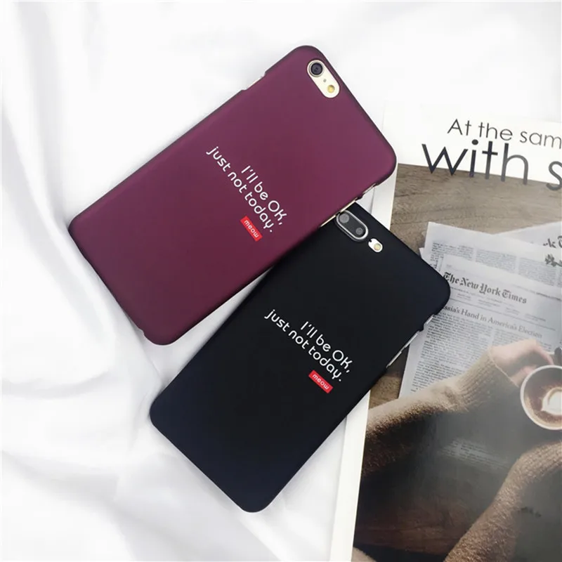 Горячий жесткий пластиковый чехол для iphone 6 S 7 7plus 8 8plus X 10 XR XS MAX модные черно