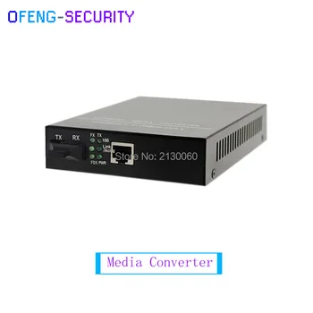 

SC port media converter,10/100M,Single mode dual fiber,distance 0-20KM,SC port,AC 220V. Built-in power supply.
