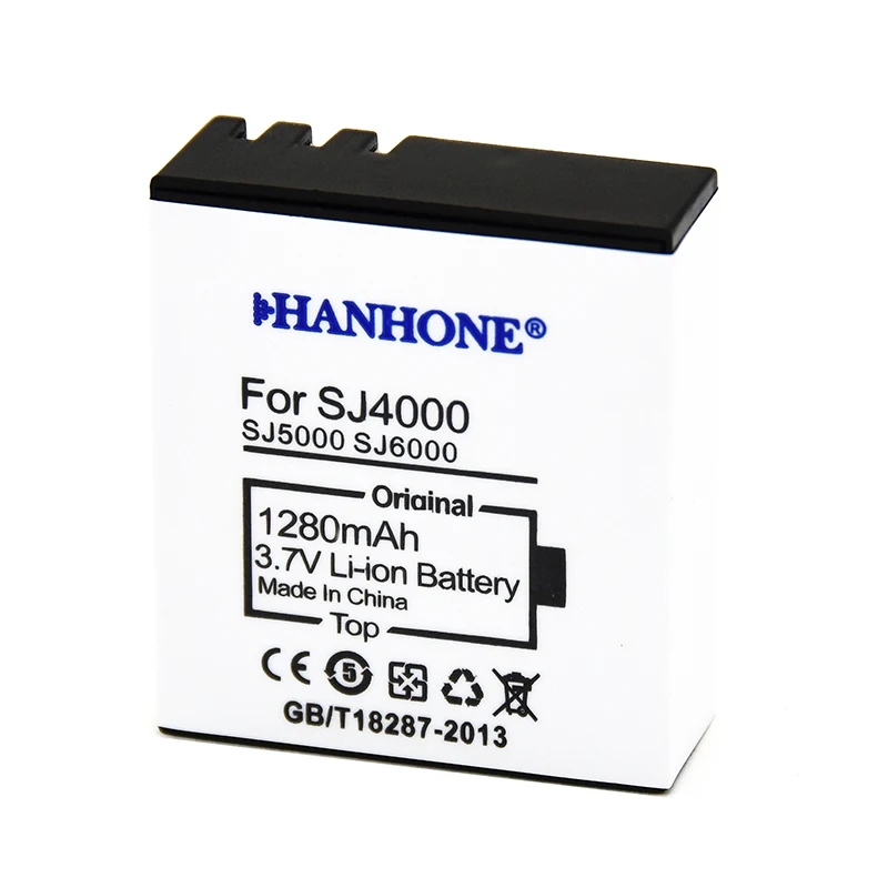 4 шт. Топ 1280 мА/ч SJ4000 SJ5000 SJ6000 аккумулятор + зарядное устройство USB со светодиодной