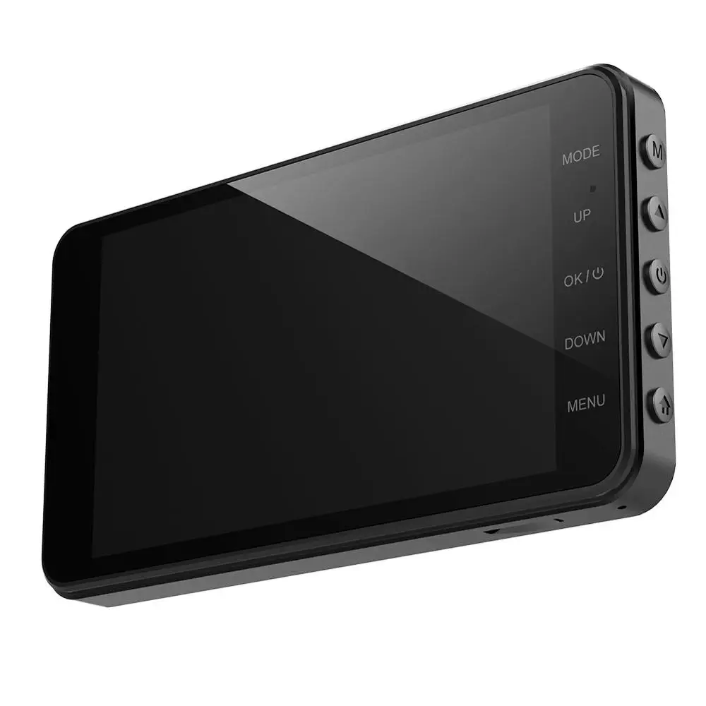 4 &quotIPS двойной объектив Автомобильный видеорегистратор FHD 1080P 170 градусов