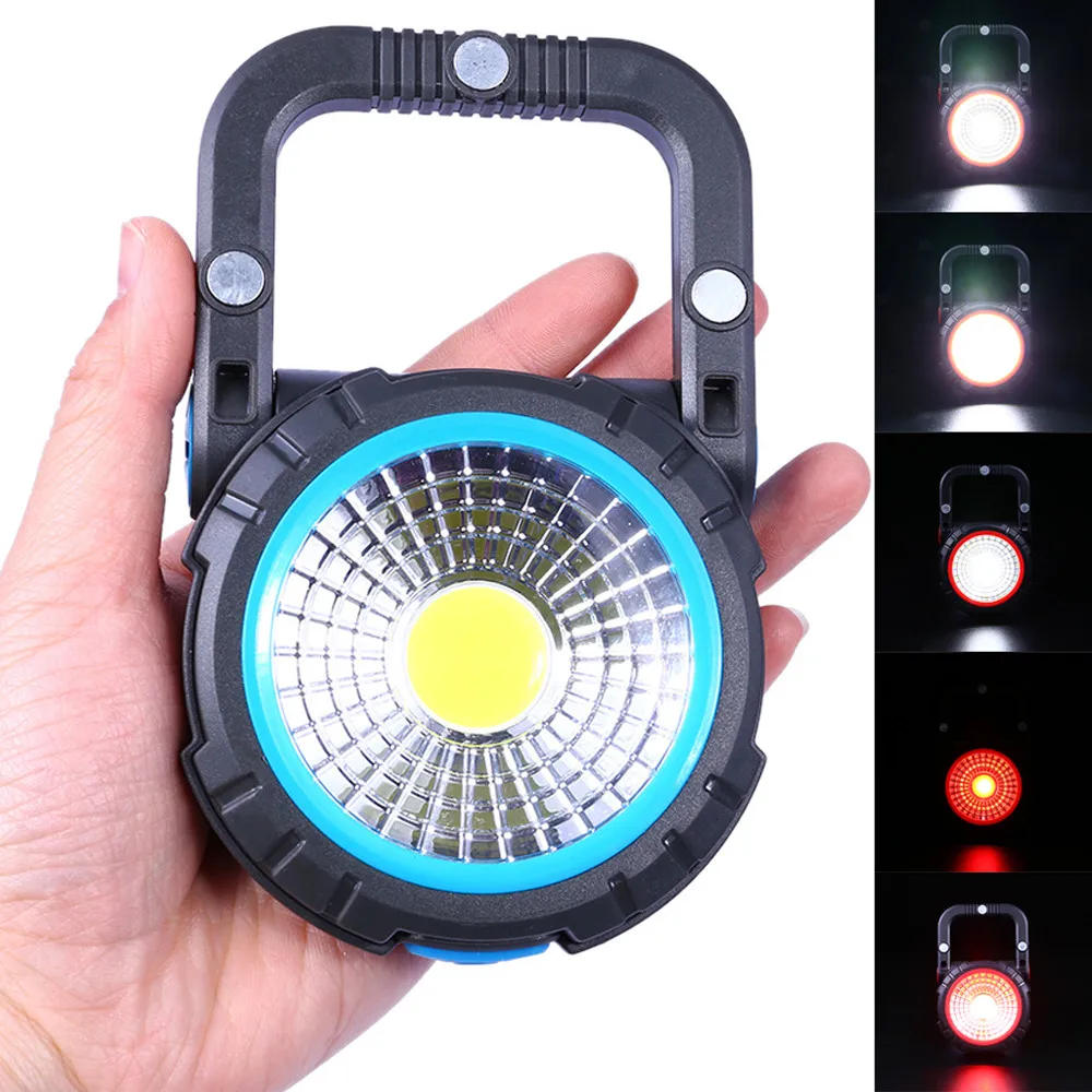 

lanterna 10W Portable LED COB Flood Flashlights Outdoor Garden Work Spot linterna led linterna led recargable de alta potencia
