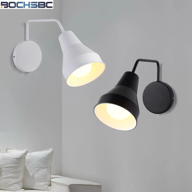 Minimalist Living Room Wall Light Creative Rotatable Bedroom Wall Lamp