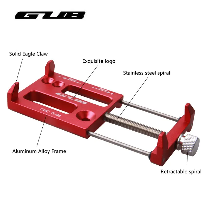 GUB Многофункциональный велосипедный держатель для телефона, алюминиевый сплав, для мотоцикла, gps, подставка для смартфона, 3,5-7,15 дюймов, для телефона, Спортивная камера, поддержка