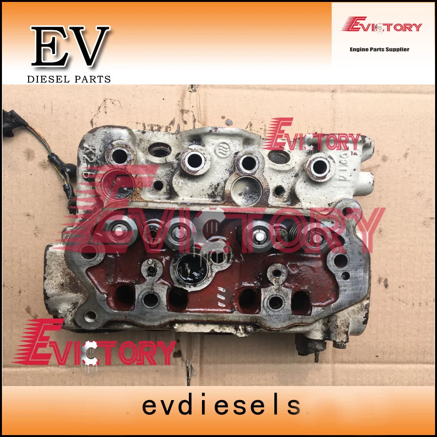 

Genuine type S2E S2E2 cylinder head with valve for Mitsubishi engine