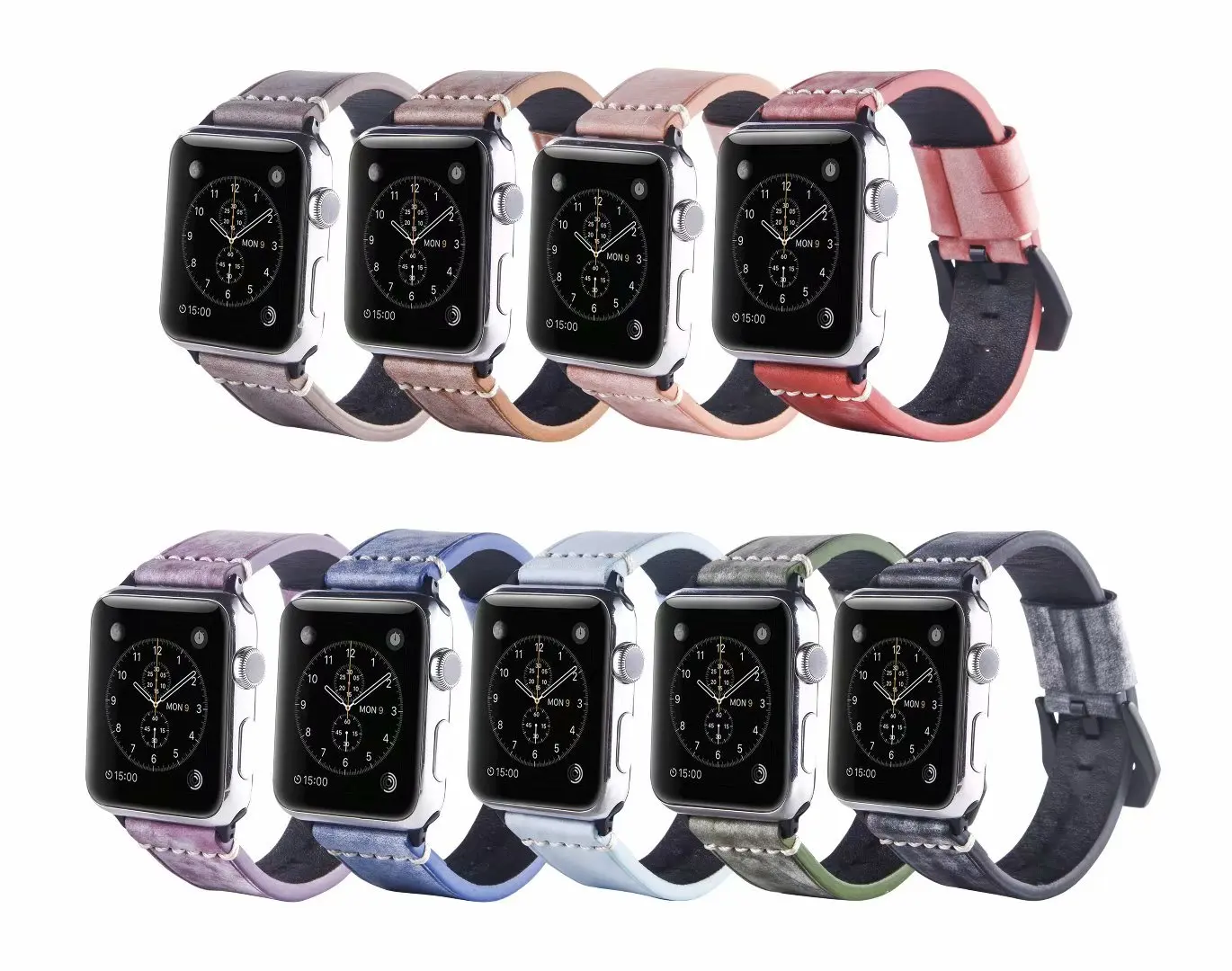 Кожаный ремешок для apple watch band 42 мм 38 мм iWatch band 44 мм 40 мм браслет ремешок для iwatch 4 3 21 аксессуары серии 5