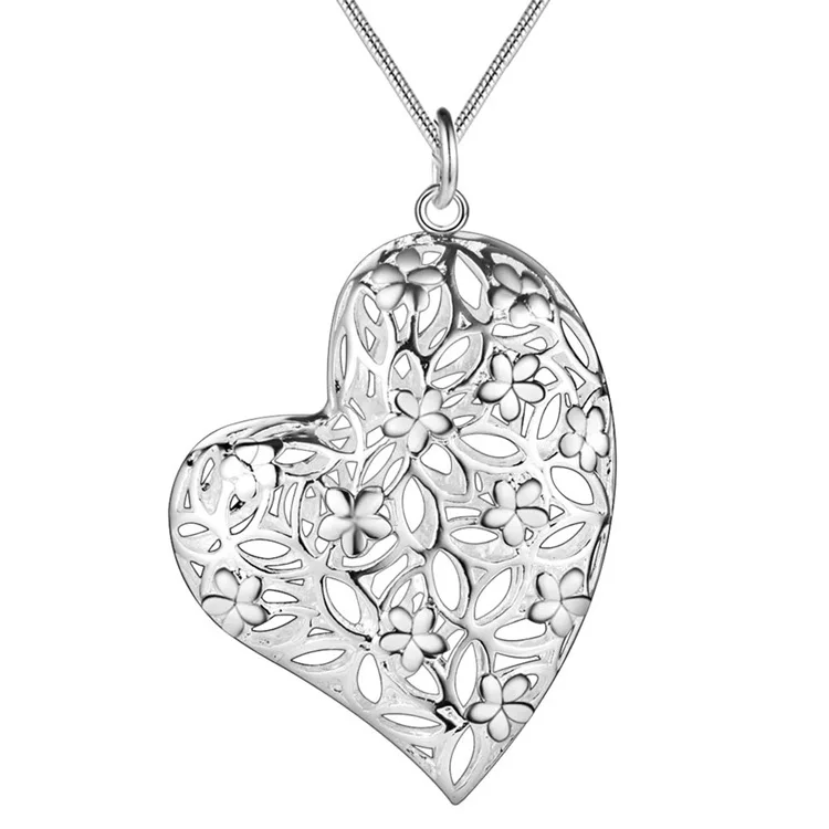 

wholesale fashion jewelry silver Fashion jewelry chains necklace pendant AN082