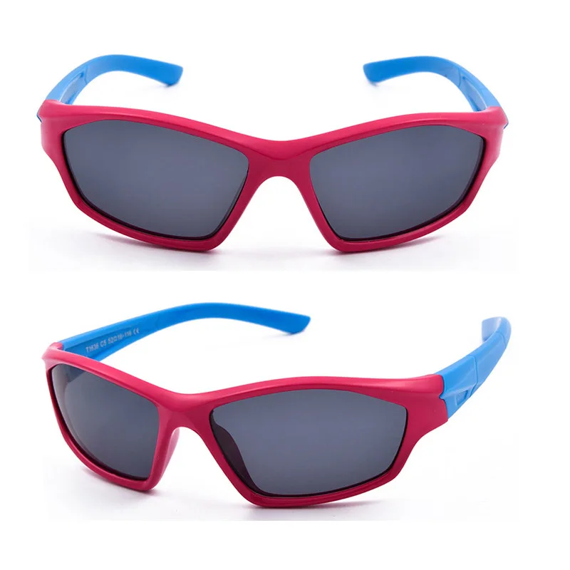 Fashion Sport Silicone Child Kids Sunglasses Polarized Boys Girls Brand