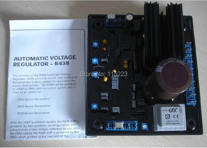 

AVR R438 Generator Voltage Regulator Board
