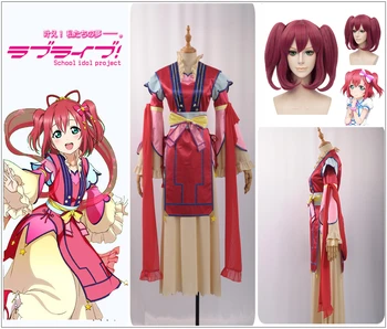 

LoveLive!SunShine!! Aqours! Qixi Festival Tanabata Awakening Kurosawa Ruby Cosplay Costume Custom Girl Dress Vintage Skirt Wig