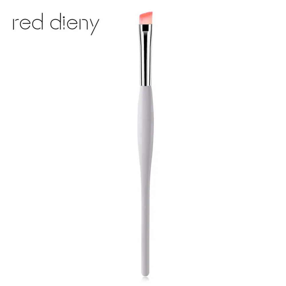 

1Pcs professional eyebrow brush Nylon hair bevel Eyebrow Brush eye angled Makeup Brush single liquid eyeliner Cosmetics Tools