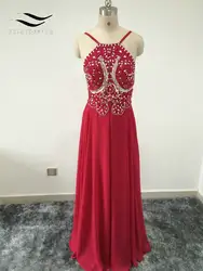 Solovedress esquisate шифон Бусины и Krystal платье для выпускного вечера Вечеринка платье русалка формальное платье Vestido De Festa Лонго (rp04)