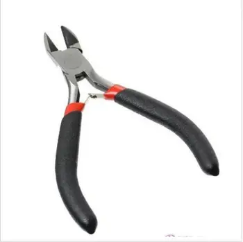 

Free Ship 10pcs/lot Stainless Steel Diagonal Cutting Pliers Black Jewelry Making Hand Tools 11cm