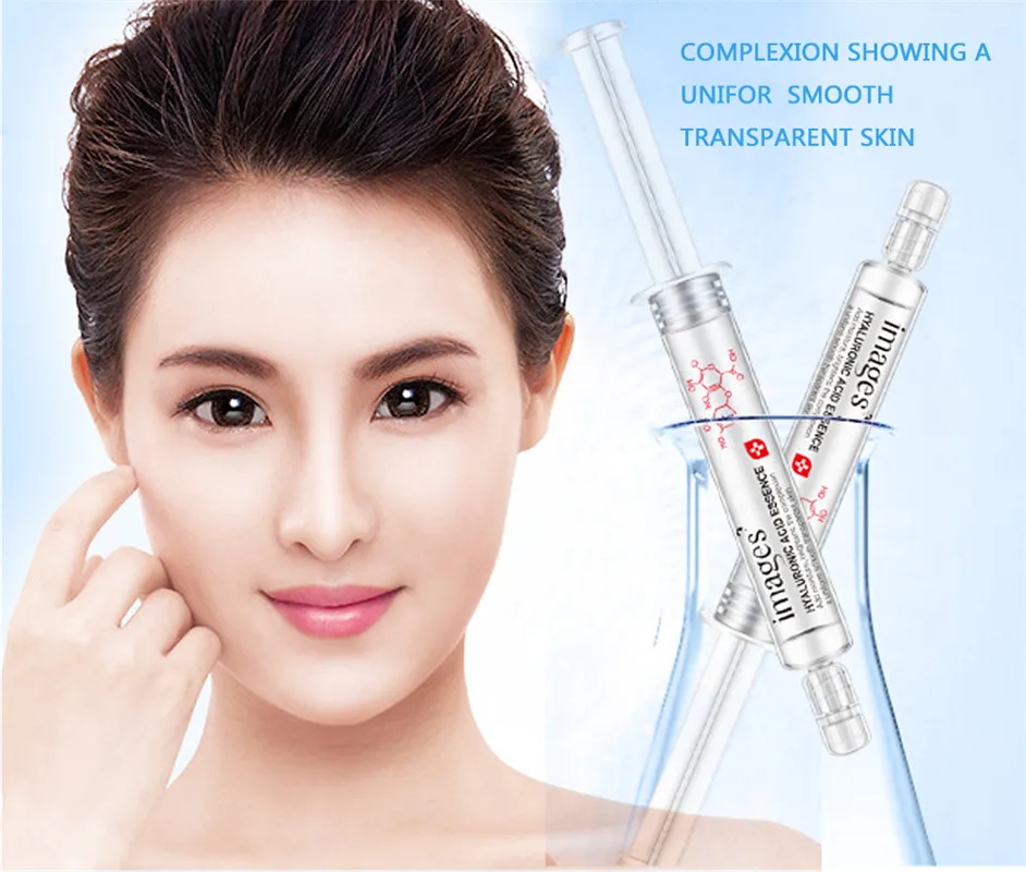 

3/5pcs 10ml Skin Care Hyaluronic Acid needle Whitening Liquid Anti Wrinkle Anti Aging Collagen Pure Essence Moisturizer Tools