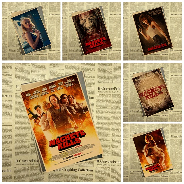 Best Price Machete Kills Classic Movie Kraft Paper Poster Bar Cafe Living Room Dining room Wall Decorative Paintings Best Price Machete Kills Classic Movie Kraft Paper Poster Bar Cafe Living Room Dining room Wall Decorative Paintings
