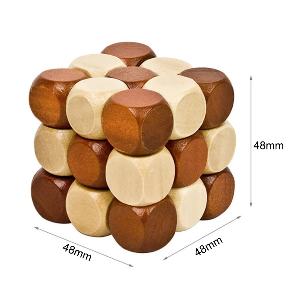3D деревянные головоломки Новинка игрушечный волшебный кубик образовательный мозговой тизер IQ ум игра для детей взрослый форма змеи
