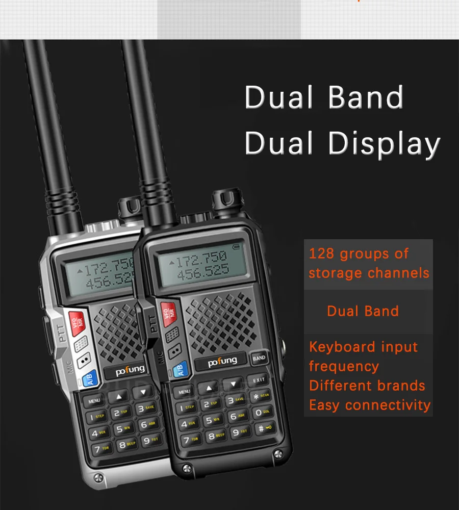 BAOFENG UV-920 обновленной версии UV-5R UV5R двусторонней радиосвязи Dual Band рация FM Функция трансивер